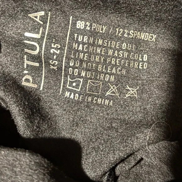 Ptula BAREPRO Ribbed Pocket Legging : 25" - Picture 6 of 6